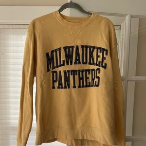Milwaukee Panthers Yellow Sweater